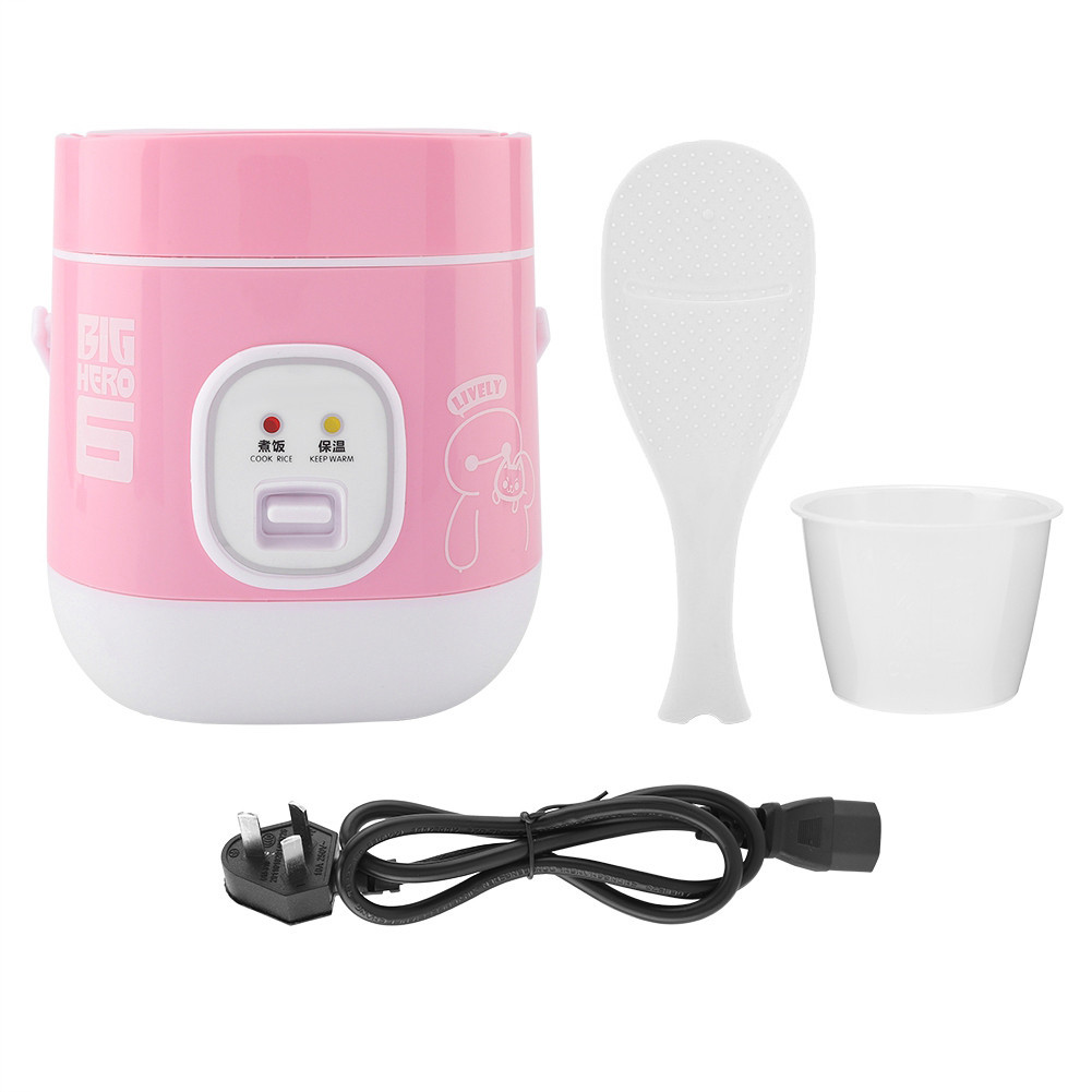1.2L Pink Mini Electric Cooker Rice for Home Dormitory Use 220V Chinese Plug