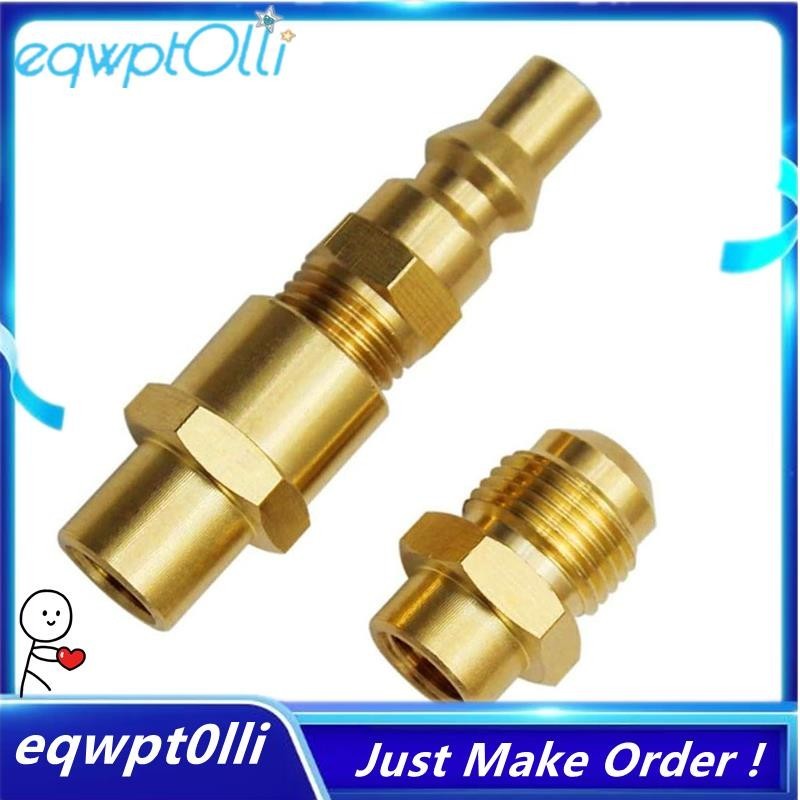 ^eQQ^1/4 นิ้ว RV Quick Connect Adapter อะไหล่สําหรับ Weber Q 100, 1000, 200, 2000, 1200, 2200 เตาย่า