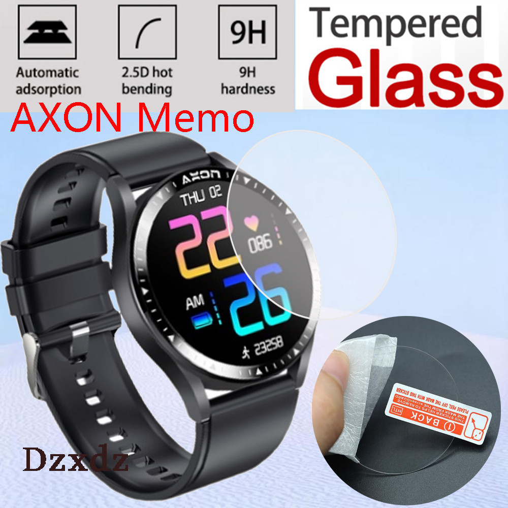 ฟิล์ม axon memo smart watch ฟิล์ม Glass tempered film ฟิล์มกันรอยหน้าจอทรงโค้ง for ฟิล์ม axon memo w