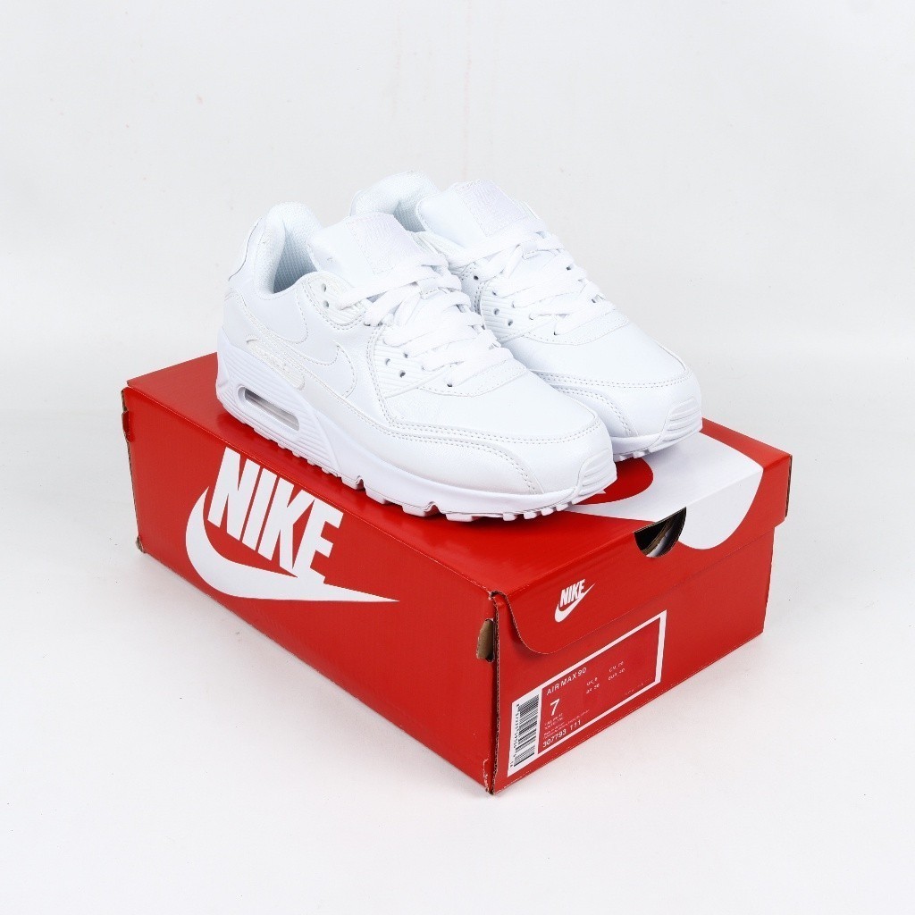 Nike รองเท้าสนีกเกอร์ Nike Air Max 90 Essential Triple White