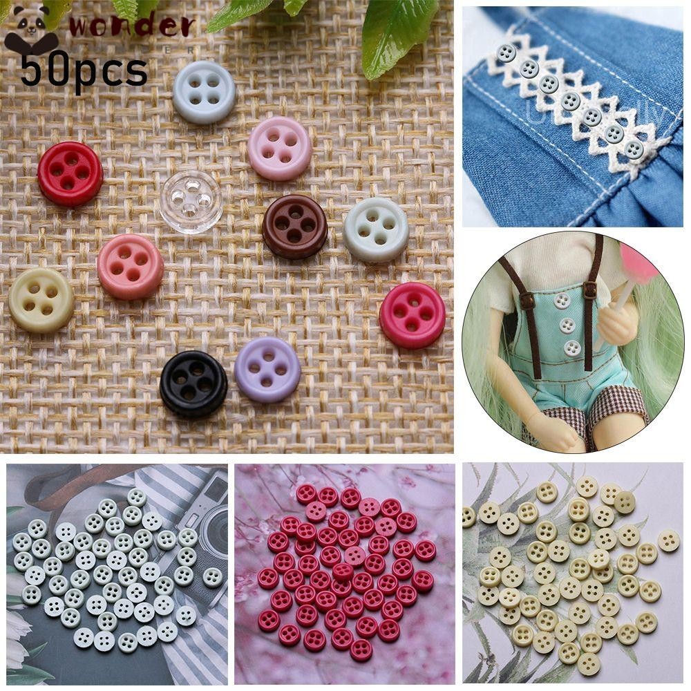 Wonder กระดุมรูปดาว ขนาดเล็ก 5 มม. สําหรับตกแต่งเสื้อผ้าตุ๊กตา DIY 20 40 ชิ้น