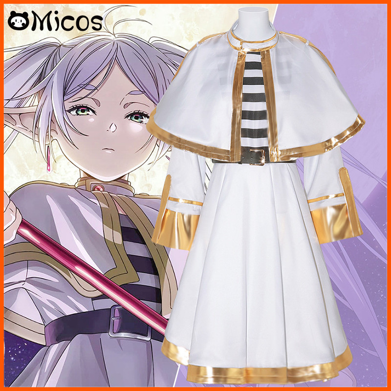 เสื้อโค้ทคอสเพลย์ Sousou No Frieren Frieren Fantasia เหมาะกับปาร์ตี้ฮาโลวีน สําหรับผู้หญิง และผู้ใหญ