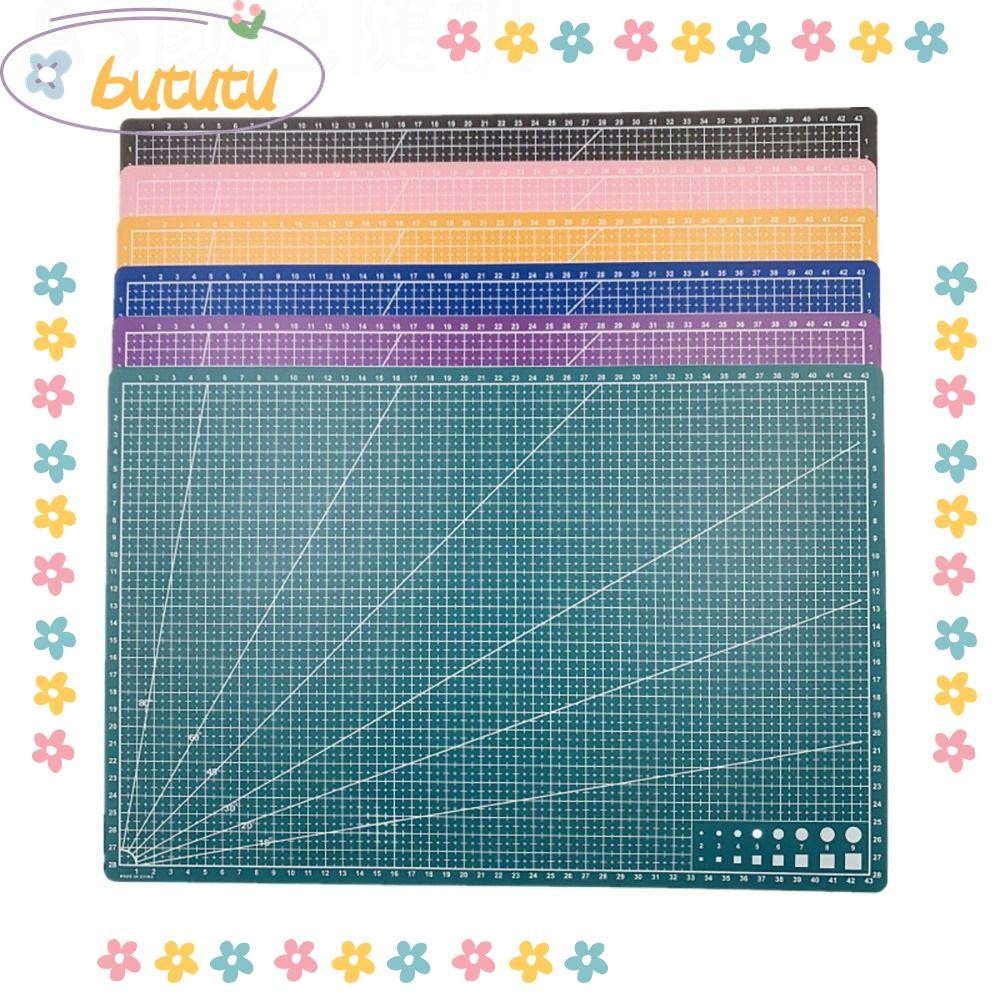Bututu เขียง PVC ขนาด A3 A4 A5 แบบสองด้าน สําหรับเย็บผ้า งานหนัง งานฝีมือ DIY