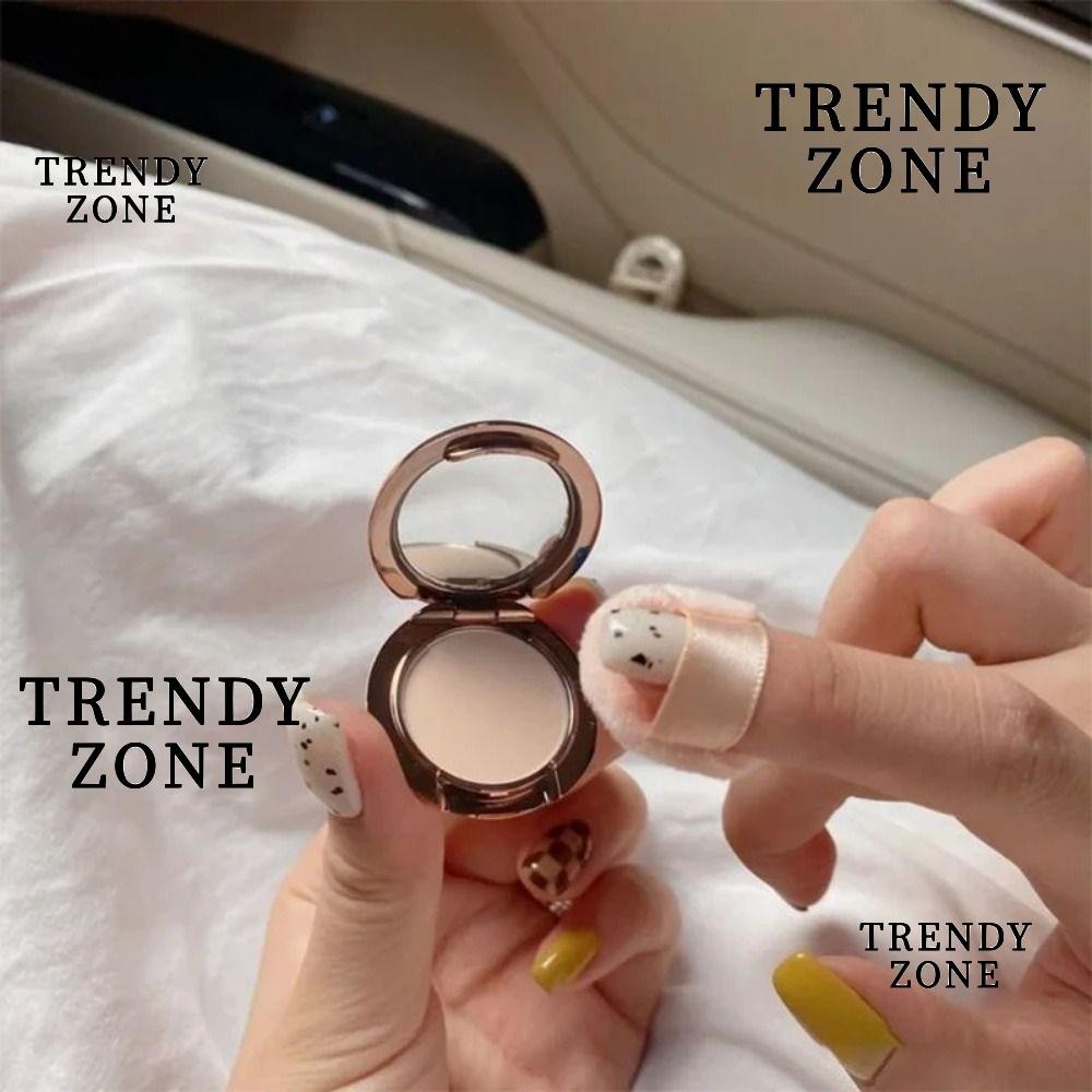 Trendyzone แป้งพัฟแต่งหน้า ขนาดเล็ก ควบคุมความมัน ติดทนนาน ดูเป็นธรรมชาติ สําหรับผู้หญิง