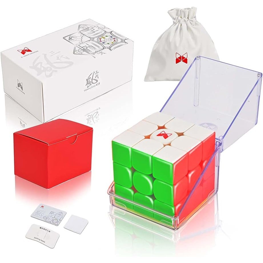 QiYi XMD Tornado V3 3x3 Magnetic Speed Cube Tornado V3 M Flagship Pioneer Version Puzzle Toys