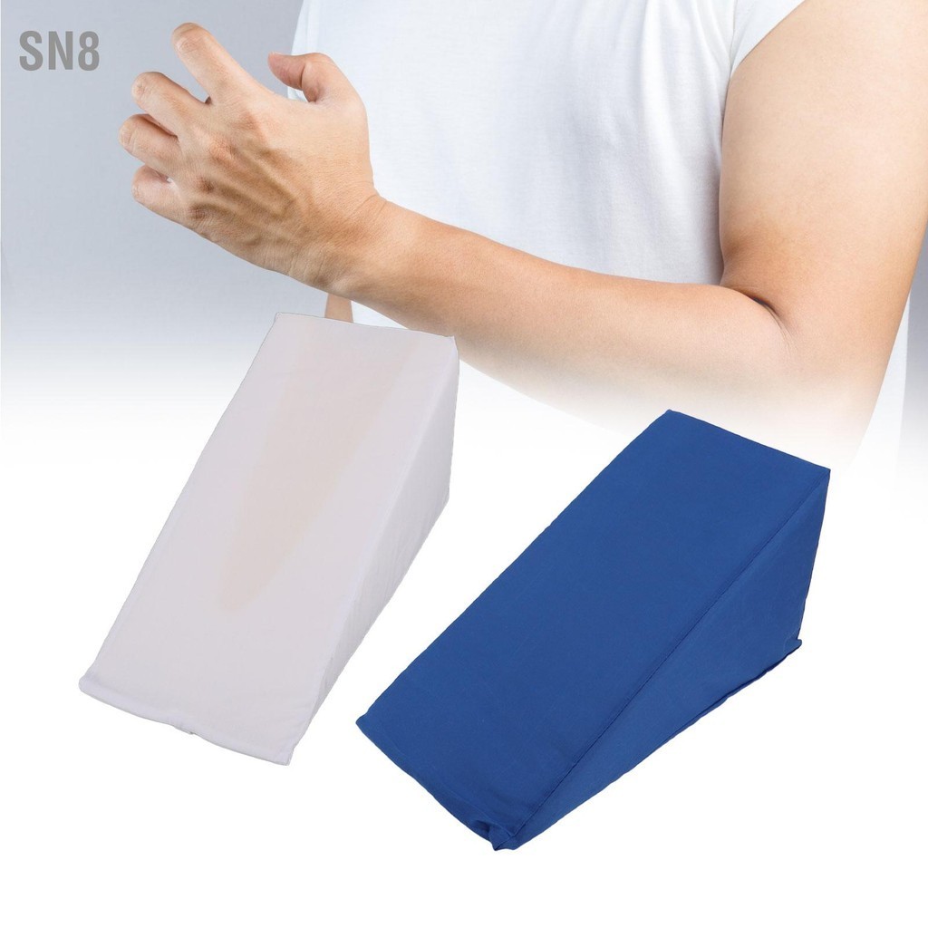 SN8 ARM Elevation หมอน WEDGE หมอนยกสำหรับนอนหักแขน Recovery ป้องกันข้อศอก หมอนสามเหลี่ยม