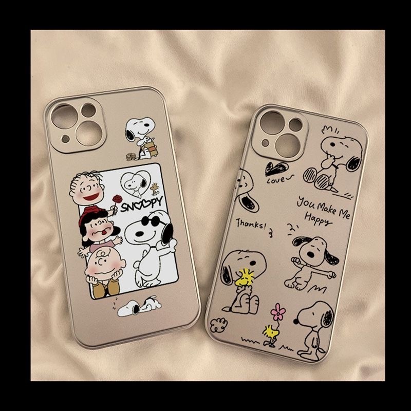 【ส่งจากไทย】จัดส่งภายใน 3 วัน เคสไอโฟน11 เคส For iPhone 11 12 13 14 15 Pro Max 7 8 Plus SE Case สนูปปี้ เคส