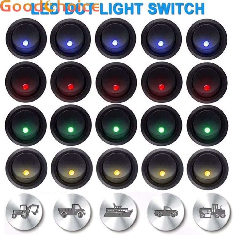 LED Switch 20A Accessories Car DC 12V Dash Dashboard Illuminated ON/OFF