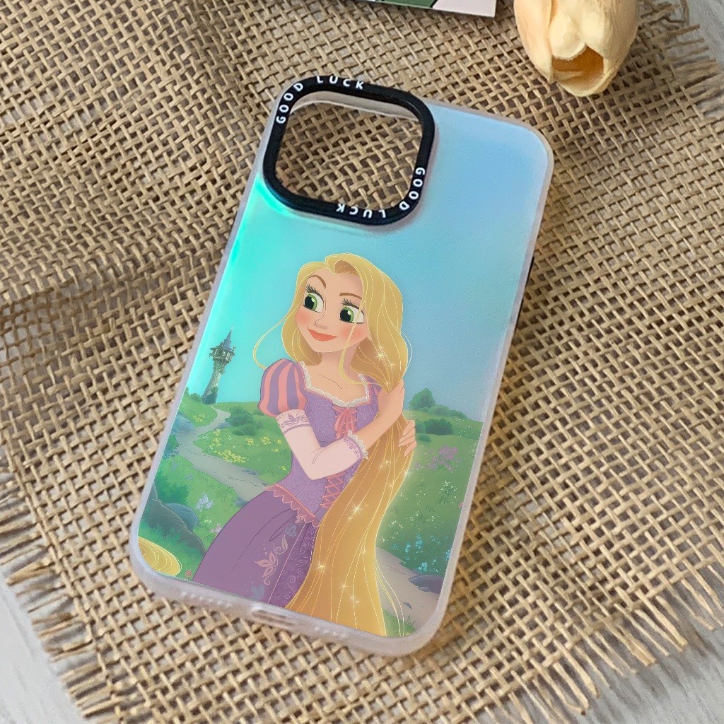 พร้อมส่งในประเทศไทย เคสโทรศัพท์มือถือแบบนิ่ม เคสมือถือราพันเซล สําหรับ iPhone 14 13 12 ProMax XR XSMAX 7 8 SE