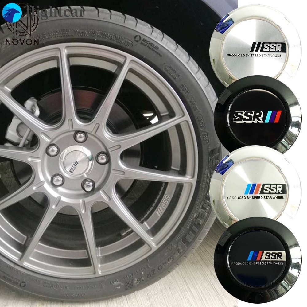 (FT) ฝาครอบดุมล้อรถยนต์ ssr 76 มม. OD & 72 มม. ID 1 ชิ้น