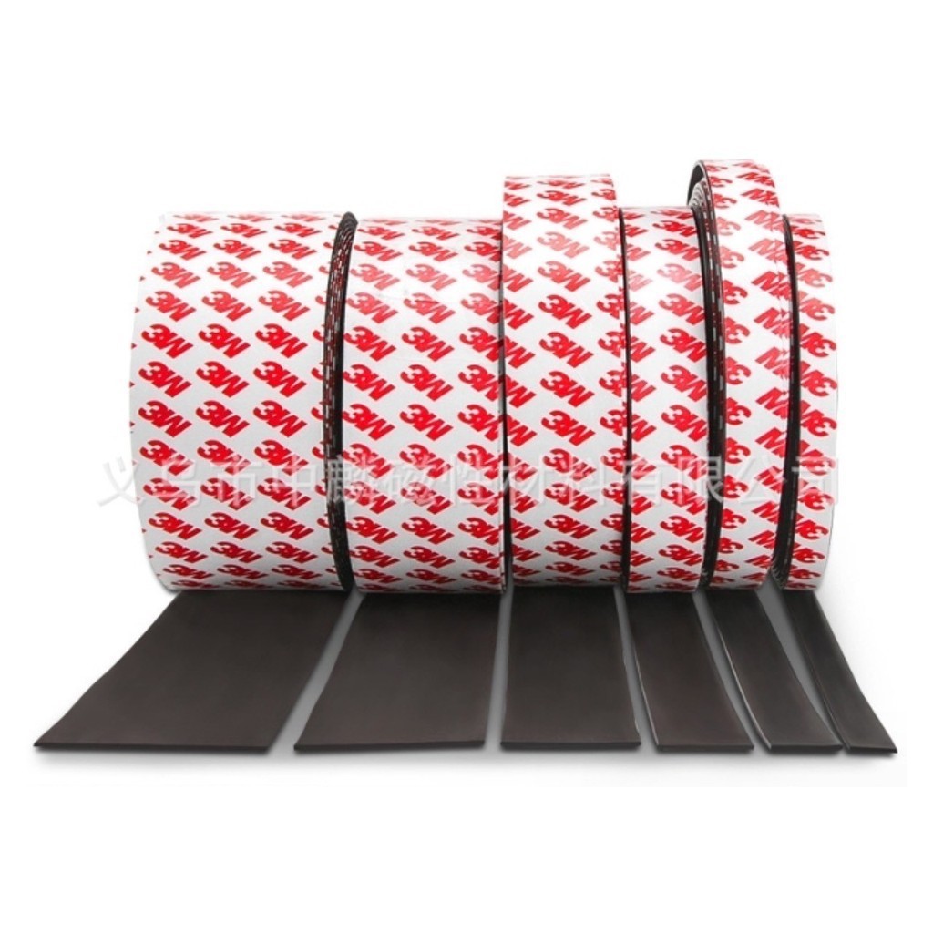 💥 เทปแม่เหล็ก 3M แถบกาวในตัว แม่เหล็กเส้น แม่เหล็กยาง ยาว 1 เมตร ดูดกันเองได้ 💥