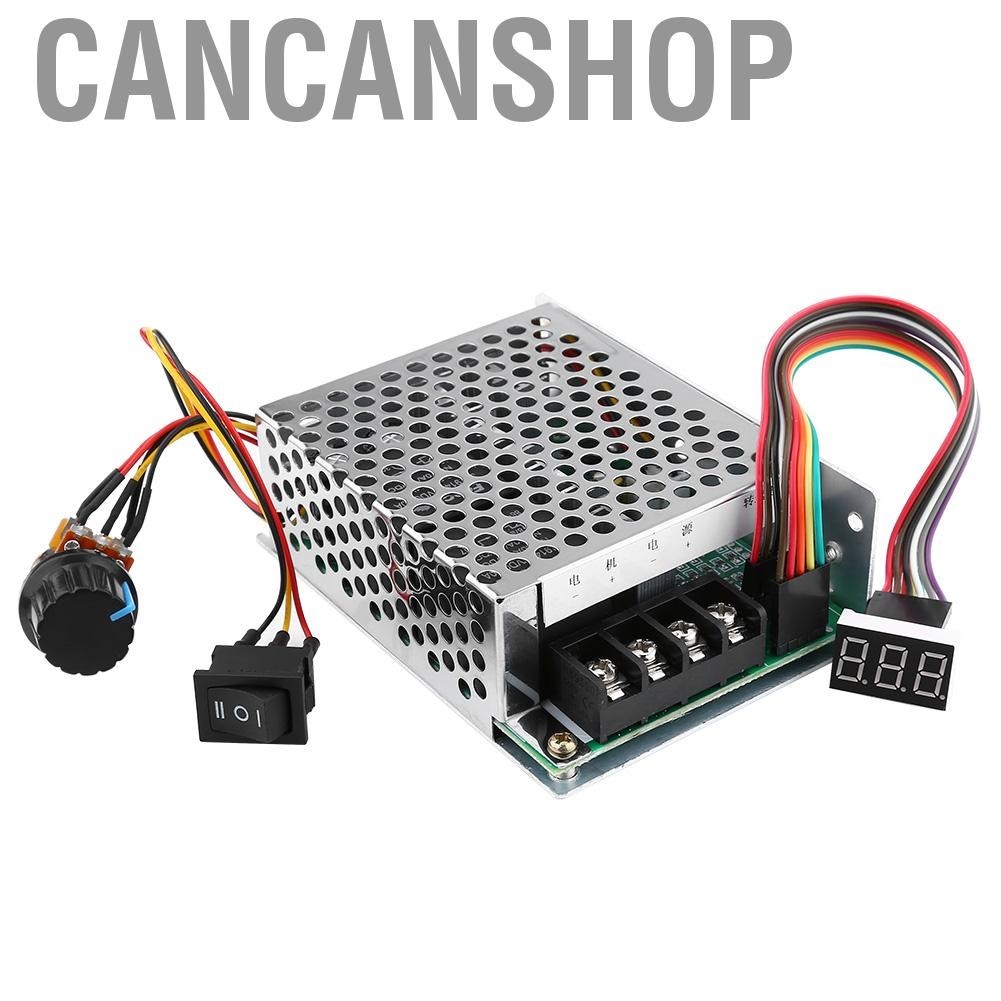 Cancanshop DC 12V 24V 48V PWM Motor Speed Controller Forward - Stop Reverse Switch