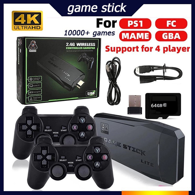 Game Console Video Game Classic Wireless 4k M8 2 10000 Game 64GB TV Games To.