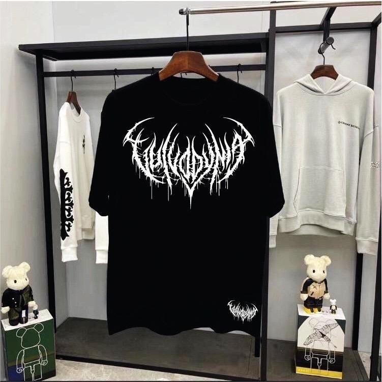 เสื้อCotton100 F160-แขนสั้น เสื้อยืดแขนสั้นพิมพ์ลายสีขาวดำลำลองน่ารักคลาสสิกราคาถูก