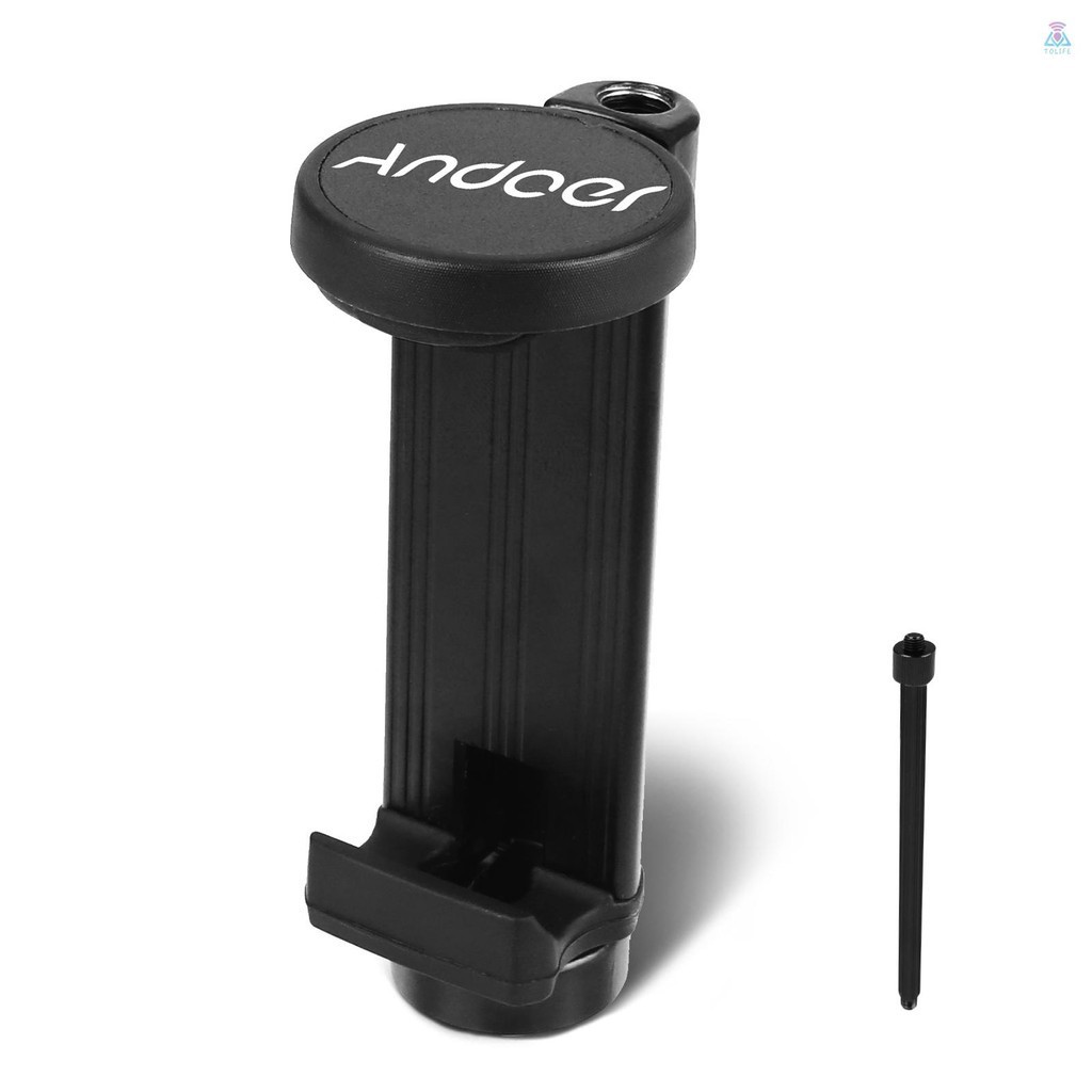 [T&amp;L]Andoer Ad-01 ขาตั้งกล้องสมาร์ทโฟน แนวตั้ง แนวนอน พร้อมก้านโลหะ สําหรับ iPhone 12 11 10 XS 8 Samsung