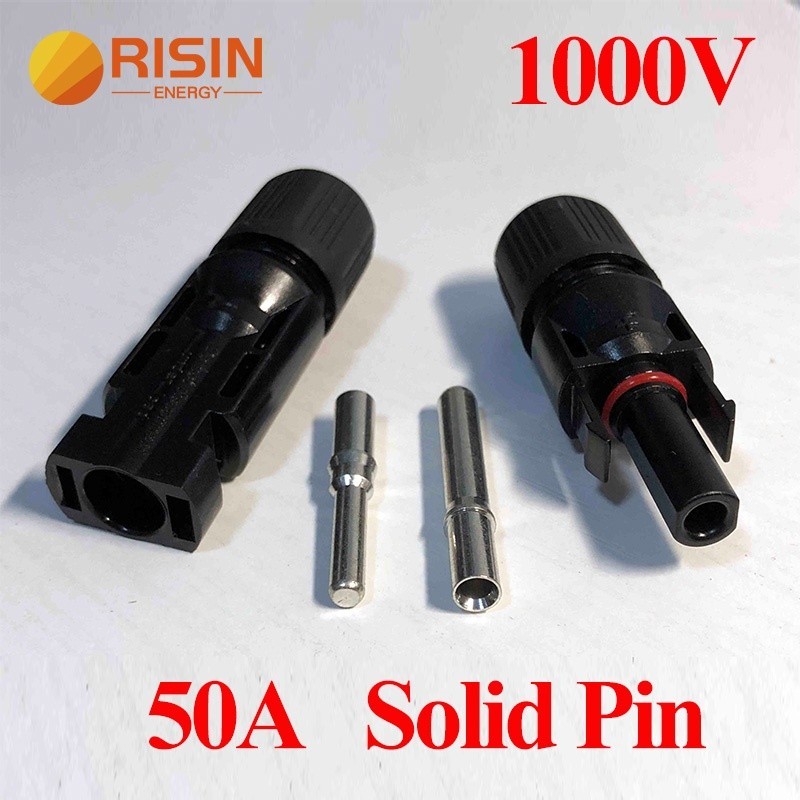 Mc4 ตัวเชื่อมต่อทองแดง 50A DC 1000VDC TUV