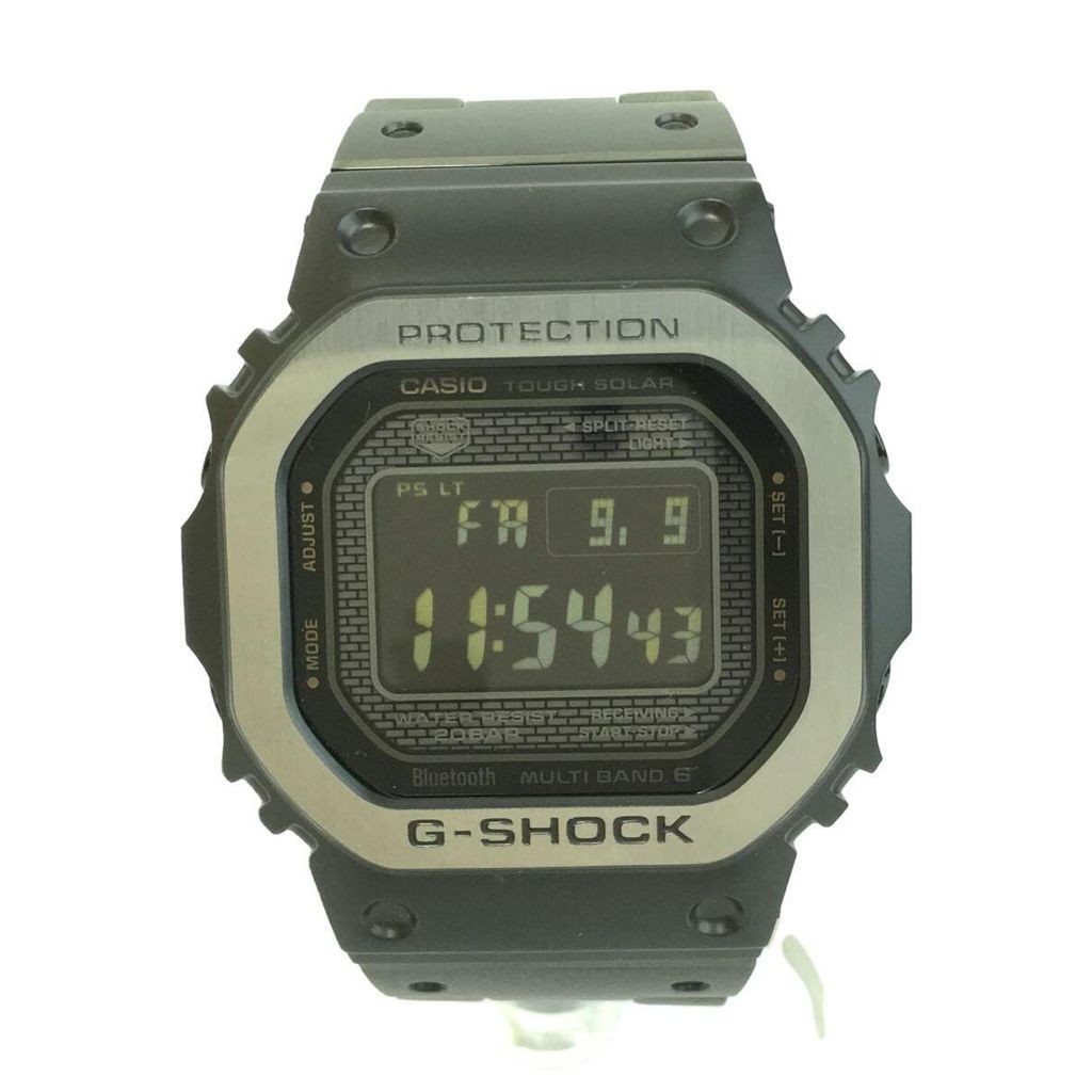 CASIO Wrist Watch G-Shock Black Men's Solar Stainless Digital Direct from Japan Secondhand