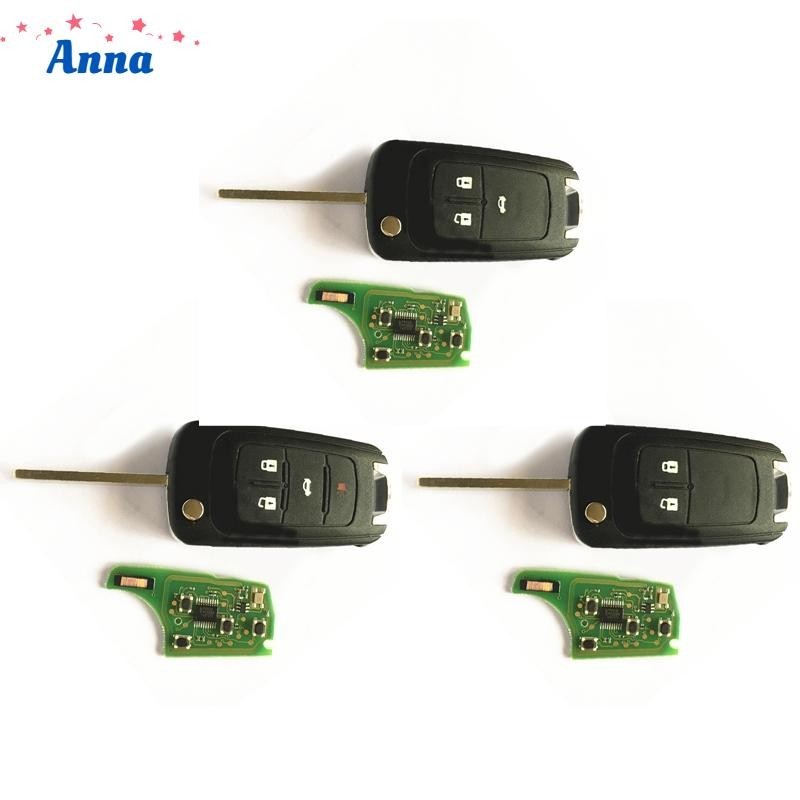 【Anna】รีโมตกุญแจรถยนต์ พร้อมชิป ID46 ความถี่ 433MHz สําหรับ Chevrolet