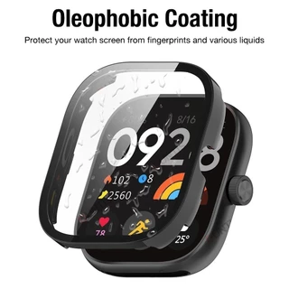 กระจกนิรภัย + เคส สําหรับ Xiaomi Redmi Watch 4 กรอบป้องกันหน้าจอ กันชน เคส สําหรับ