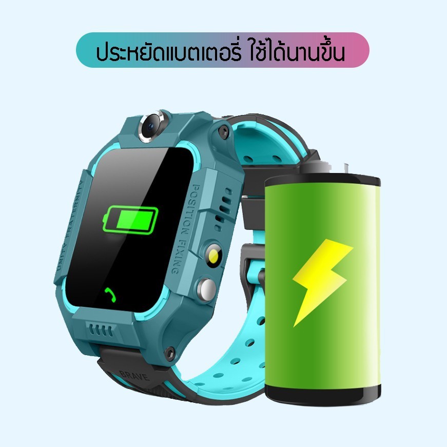พร้อมส่ง กล้องคู่ นาฬิกาเด็ก เมนูไทย Q88S GPS smartwatch นาฬิกาข้อมือ ยกได้หมุนได้ นาฬิกากันเด็กหาย ติดตาม กันน้ำ IP65