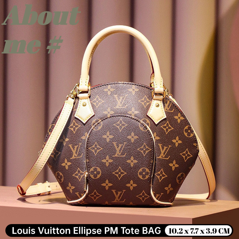 หลุยส์วิตตอง Louis Vuitton Ellipse PM Tote LV Bowling Bag  สุภาพสตรี
