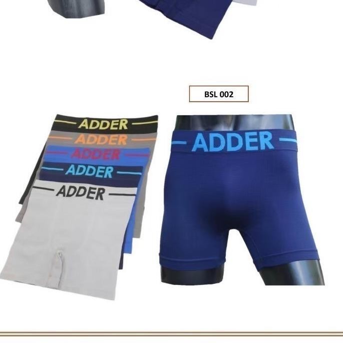 ADDER กางเกงชั้นในชาย ทรงขายาวพิเศษ ผ้า”SPANDEX” ไร้รอยต่อ ไร้ตะเข็บ ผ้ายืดหยุ่นพิเศษ นุ่มสบาย