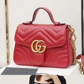 👜: New!! Gucci Marmont Small Top Handle Bag