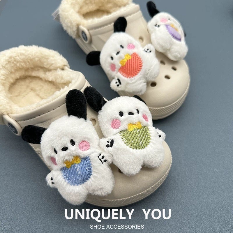 crocs Jibbitz อุปกรณ์เสริมรองเท้าผ้าใบ DIY ลายดอกไม้สําหรับตกแต่งลูกตา