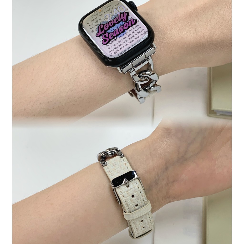 สายนาฬิกาข้อมือ สายหนัง สําหรับ Apple Watch345678สายนาฬิกาข้อมือ สําหรับ Apple Watch SES8 s9