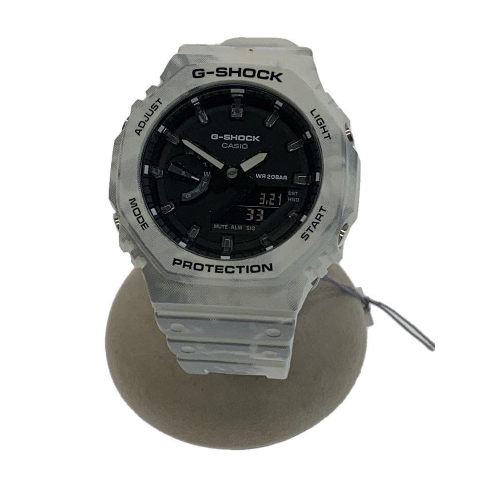 CASIO Wrist Watch G-Shock Black White Men's Digital Quartz Direct from Japan Secondhand