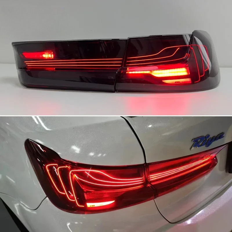 ไฟท้ายรถ LED 12V สําหรับ BMW 3S G20 ไฟเลี้ยวไดนามิก ไฟเบรกท้ายรถ