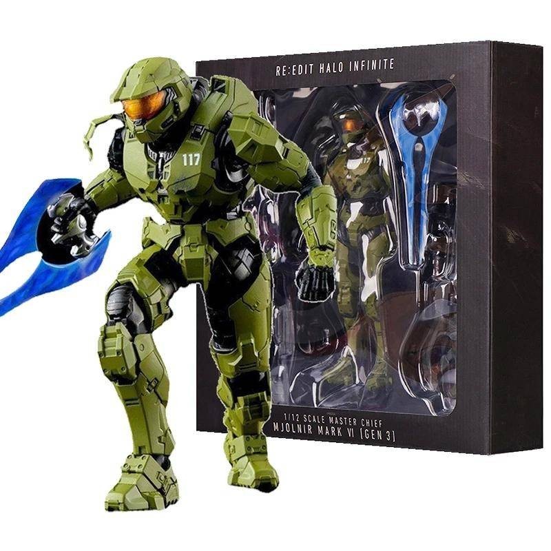ฟิกเกอร์ Halo Infinite Master Chief สเกล 1/12 ขนาด 17.5 ซม. 6 นิ้ว ของเล่นสะสม เครื่องประดับ 18 ซม.