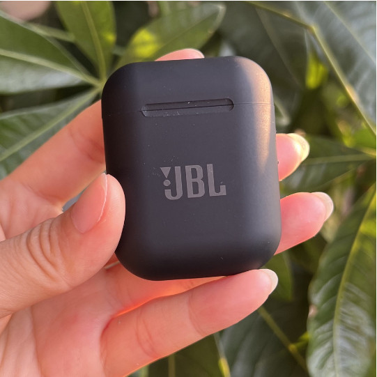 หูฟังบลูทูธสเตอริโอไร้สาย JBL i12 TWS ดั้งเดิม 5.0 พร้อมเคสชาร์จ iPhone Android (รวมสายชาร์จและคู่มือ)