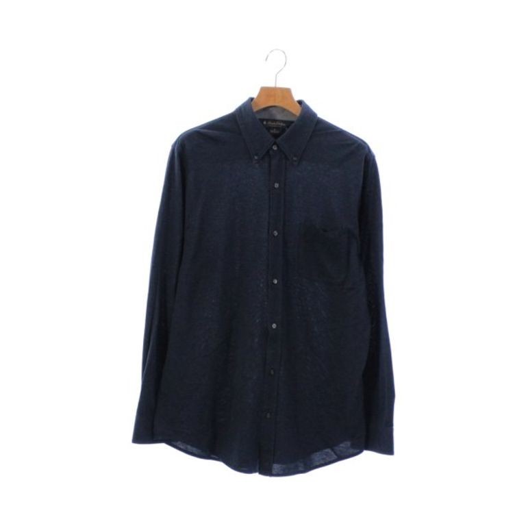 Brooks Brothers brother M OTHER Shirt navy Direct from Japan Secondhand