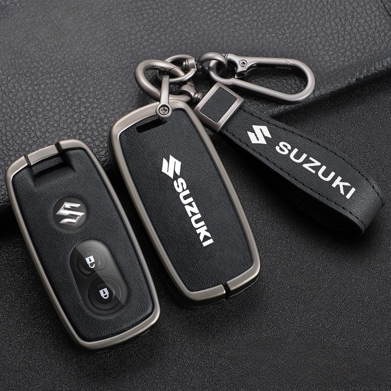 เคสรีโมตกุญแจรถยนต์ โลหะผสม สําหรับ Suzuki Grand Vitara SX4 S-Cross XL-7 Kuyucha Sch4 Swift 2007-2010