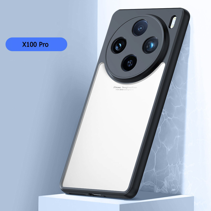 [ส่งจากไทย] Case X100 PRO ป้องกันเลนส์กล้อง เคสกันกระแทก เคสหลังใส ขอบนิ่มหลังแข็ง เคสโทรศัพท์ VIVO X100 5G X100Pro Y100
