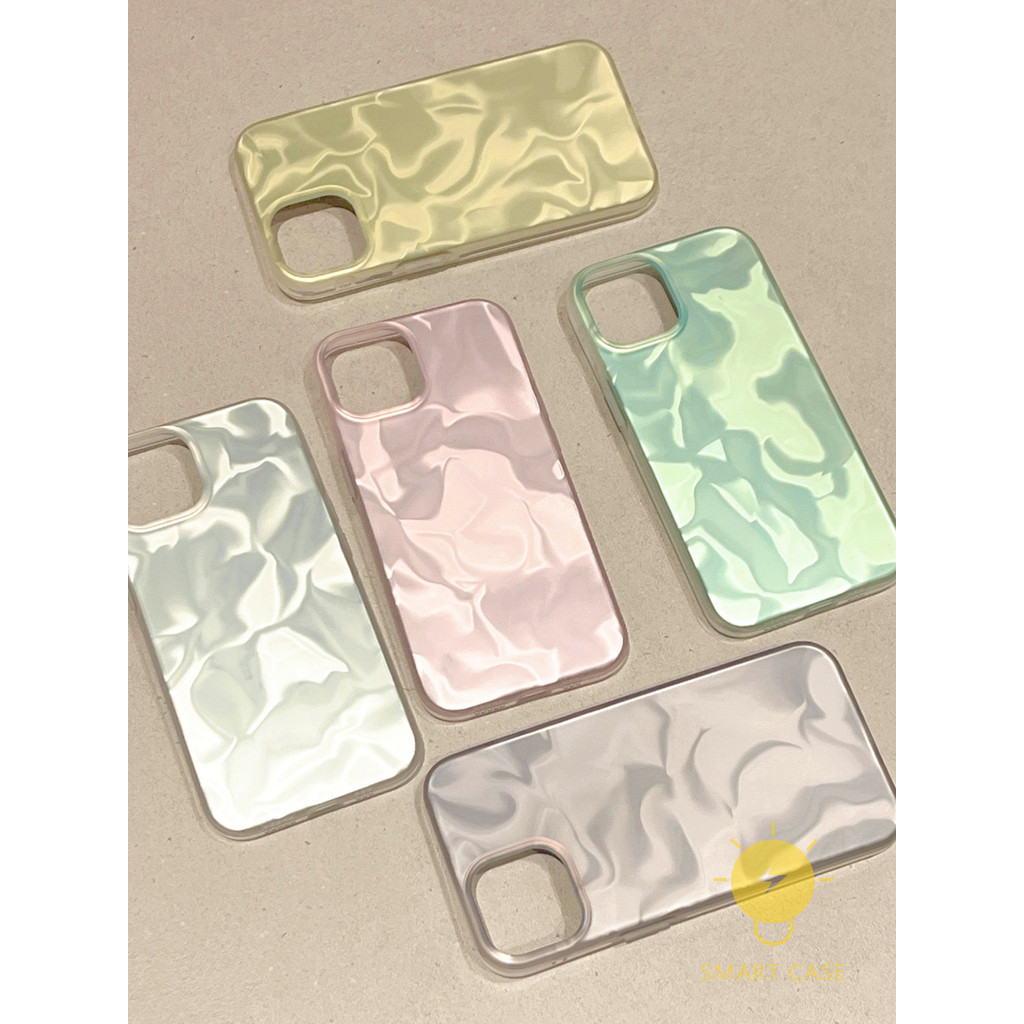 For เคสไอโฟน 11 [Matte Water Ripple] เคส Phone Case For iPhone 15 Pro Max 14 Pro Max 13 12 11 For เค
