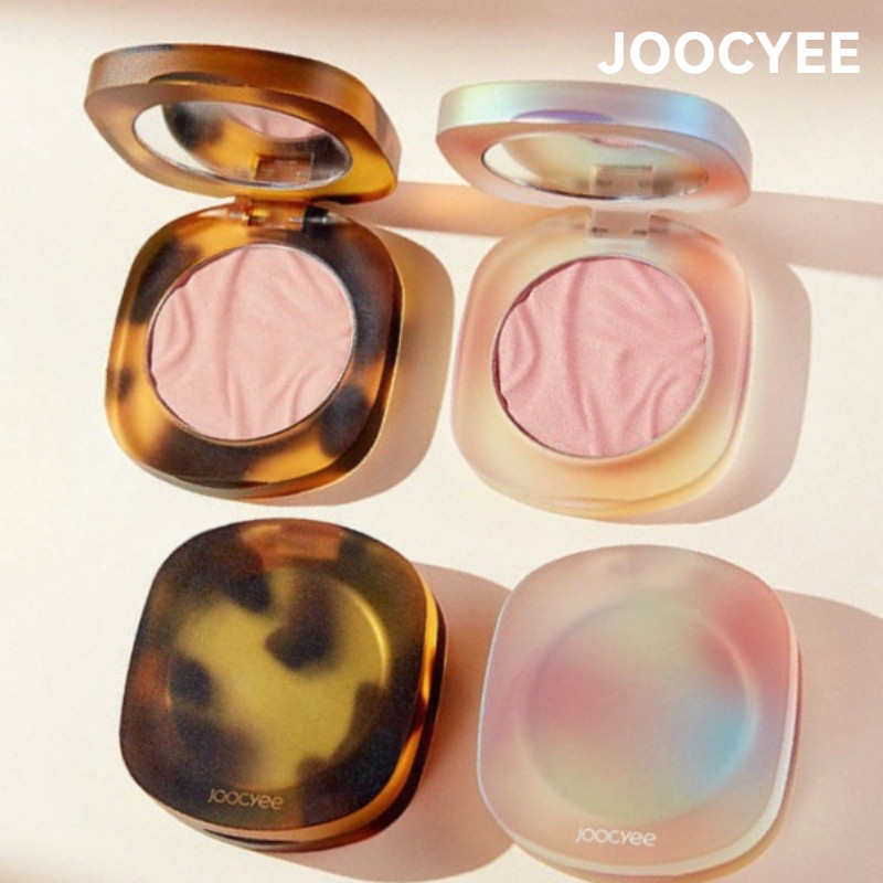 Joocyee บลัชออน บลัชออนสีเดียวอำพัน ไฮไลท์ ไฮไลท์เนื้อแมตต์ แต่งหน้านู้ด ผิวไหม้แดดตามธรรมชาติ บลัชอ