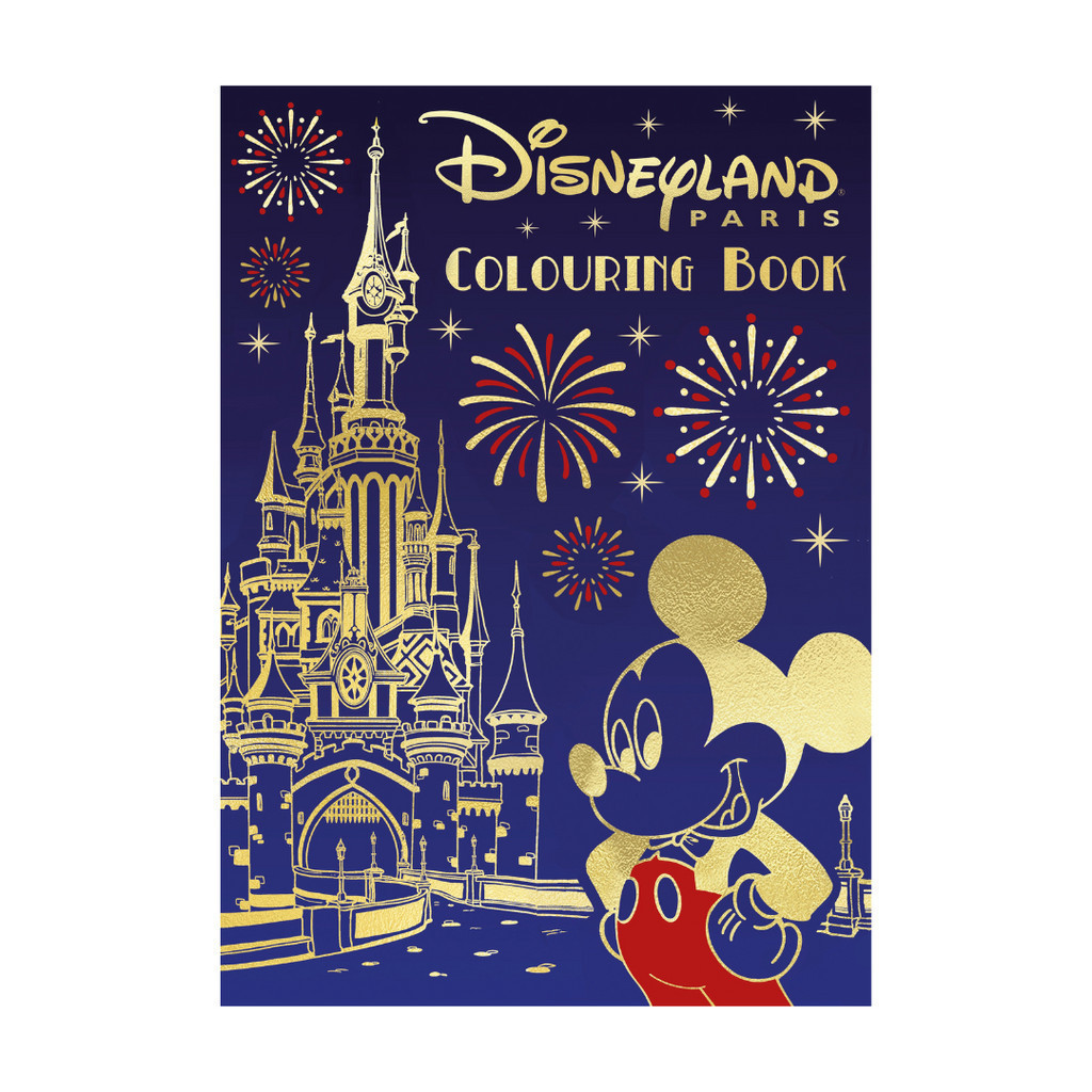 หนังสือ Disneyland Paris Colouring สําหรับเด็กและผู้ใหญ่ให้เป็นสี (96 หน้า)