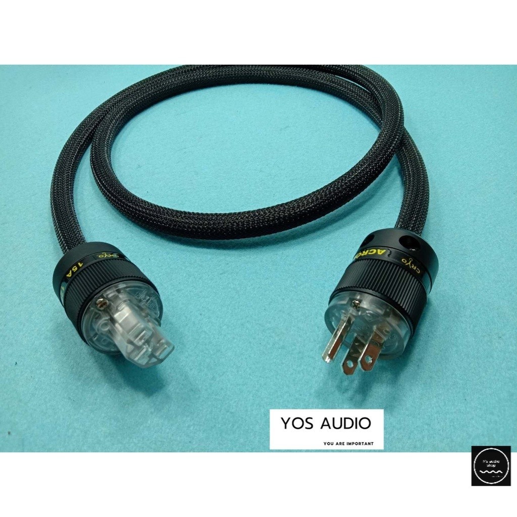 ..สายไฟเยอรมัน HELUKABEL Y-CY-JZ 4g2.5 รุ่นท็อปมีชิลด์ถักหุ้มตลอดเส้น หัวท้าย ACROLINK cryo