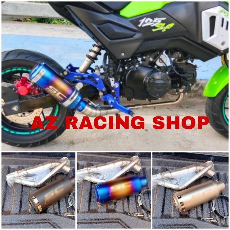 ยางรองพื้น ชุดท่อ เอสซี MSX 125,MSX 125 SF,demon 125ออกใต้พักเท้าหลัง