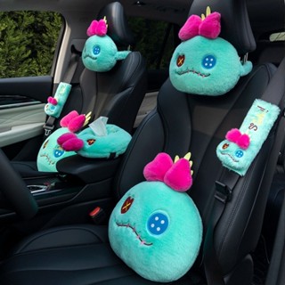 หมอนตุ๊กตานุ่ม รูปการ์ตูน Lilo & Stitch Scrump พร้อมสายเข็มข…