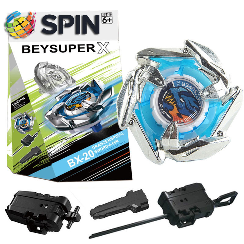 เบย์เบลด x BX-20 Dran Dagger Gyro X พร้อม Launcher Led Grip ชุดสําหรับ ของเล่นเด็กสําหรับเด็กของขวัญ