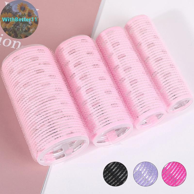 4size Hair Rollers เครื่องม้วนผม Lazy Curler Hair Roller พร้อมแผ่นอลูมิเนียม TH
