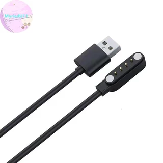 Myriadu Universal Smart Watch Charger สายไฟสายชาร์จแม่เหล็ก 2 Pin 4 Pin USB Charger สําหรับสมาร์ทนาฬิกา 7.62 มม.2.54 มม.4 มม.สายชาร์จ TH