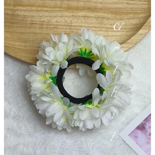 ยางรัดผมดอกไม้ ยางมัดผมสำหรับนางรำ พร้อมส่ง