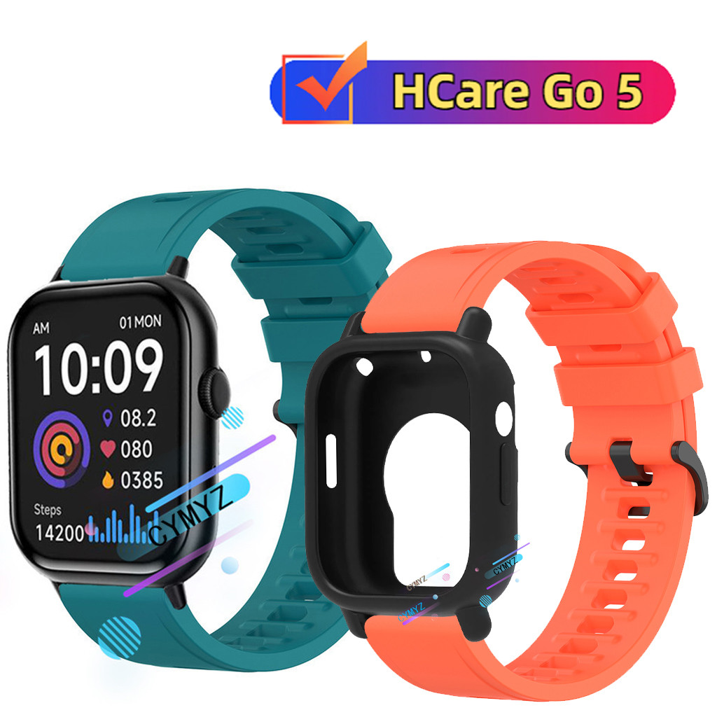 Hcare Go 5 case ฟิล์มกันรอยหน้าจอ HCare Go 5 strap สายซิลิโคน HCare Go5 strap สายรัดข้อมือกีฬา
