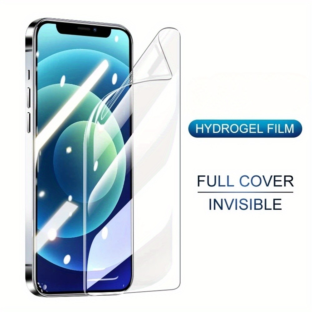 ฟิล์มกันรอยจอ Hydrogel for ซัมซุงครอบคลุมเต็ม A55 A35 A54 A12 A05 A05S A34 A53 4G 5G S23 S24 S22 Ultra S21 HD ขอบโค้ง