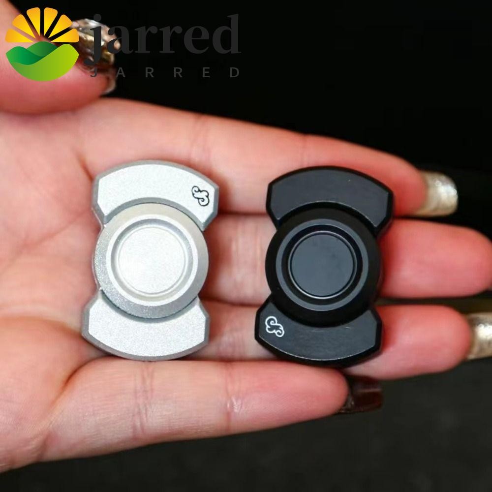 Jarred ตัวเลื่อนแม่เหล็ก, เล่นหลายตัวพร้อมปุ่มคลิก Fidget Spinner, วัสดุโลหะผสมแบบพกพา Spinning Top Entertainment Hand Spinner ของเล่นเด็ก