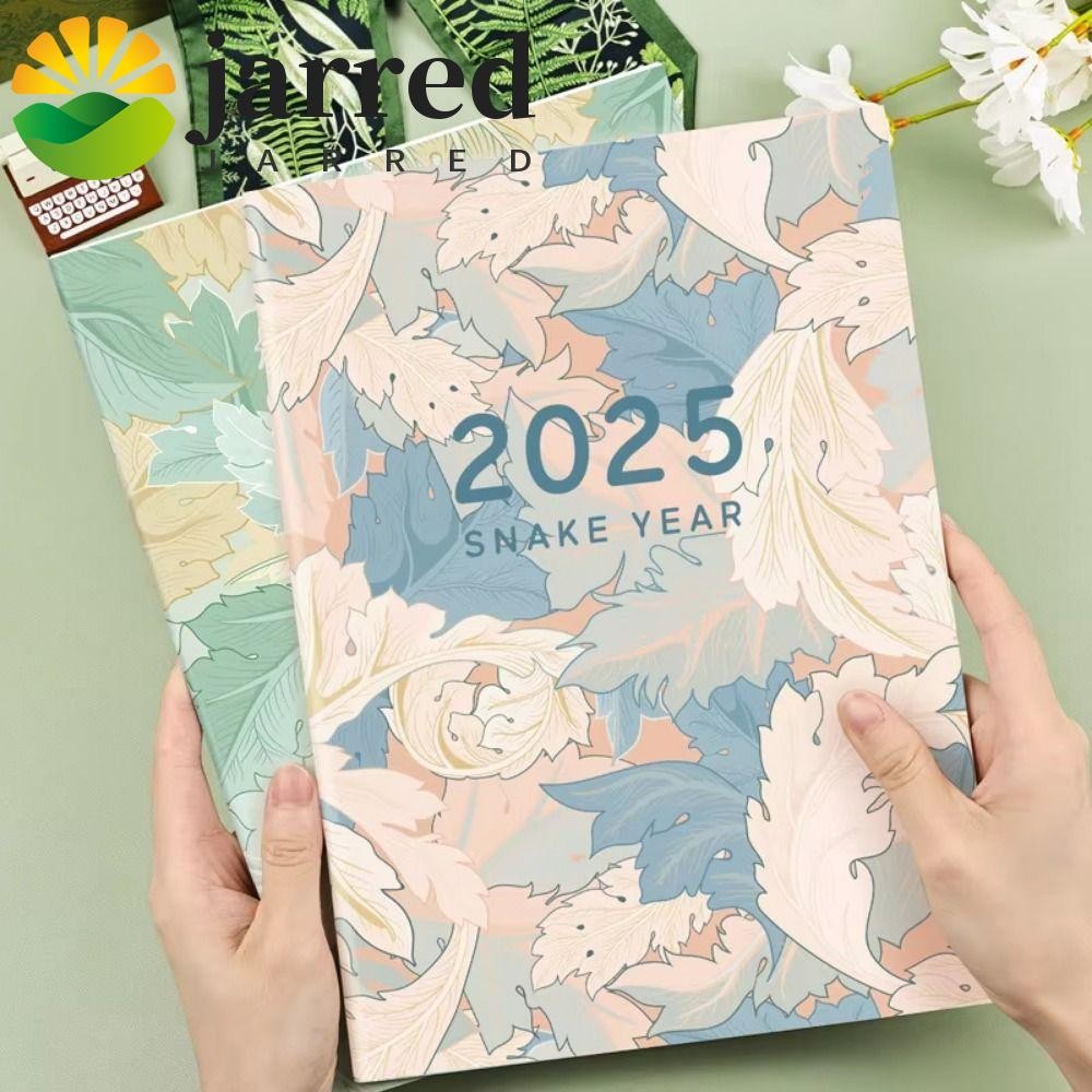 Jarred 2025 สมุดวางแผน, A4/A5 84 หน้าวัน/เวก/ปีวาระ Planner Notepad, ธุรกิจบันทึกกระดาษหนา Effectien